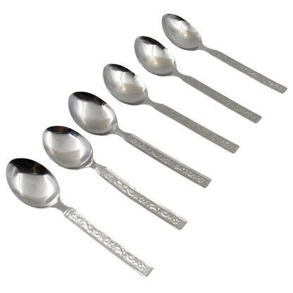 Stainless Steel Medium Dinner Table Spoon (Set of 12Pcs) - Discount Karo