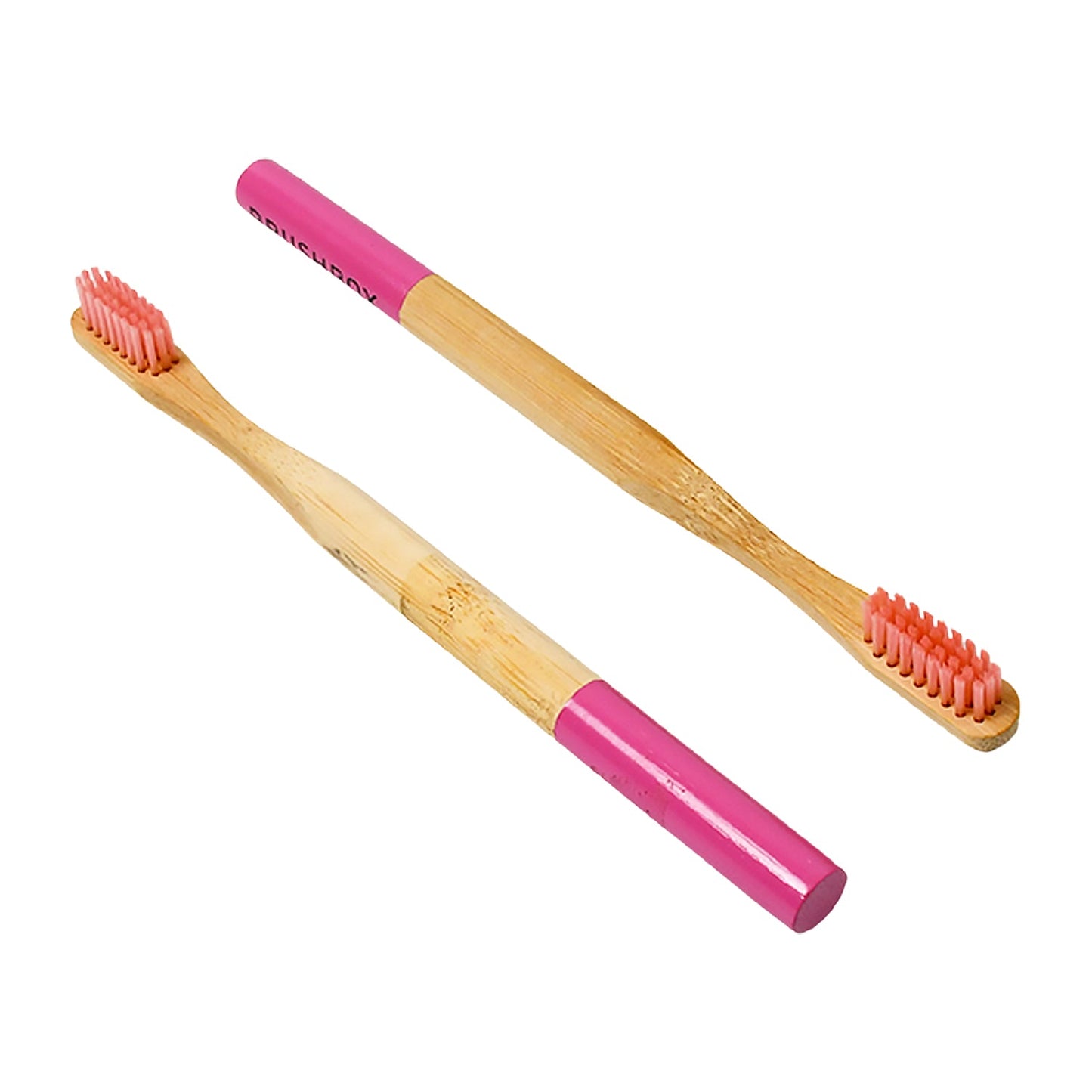 Bamboo Wooden Toothbrush Soft Bristles Toothbrush Wooden Child Bamboo Toothbrush Biodegradable Manual Toothbrush for Adult, Kids (2 Pc With Cover) - Discount Karo