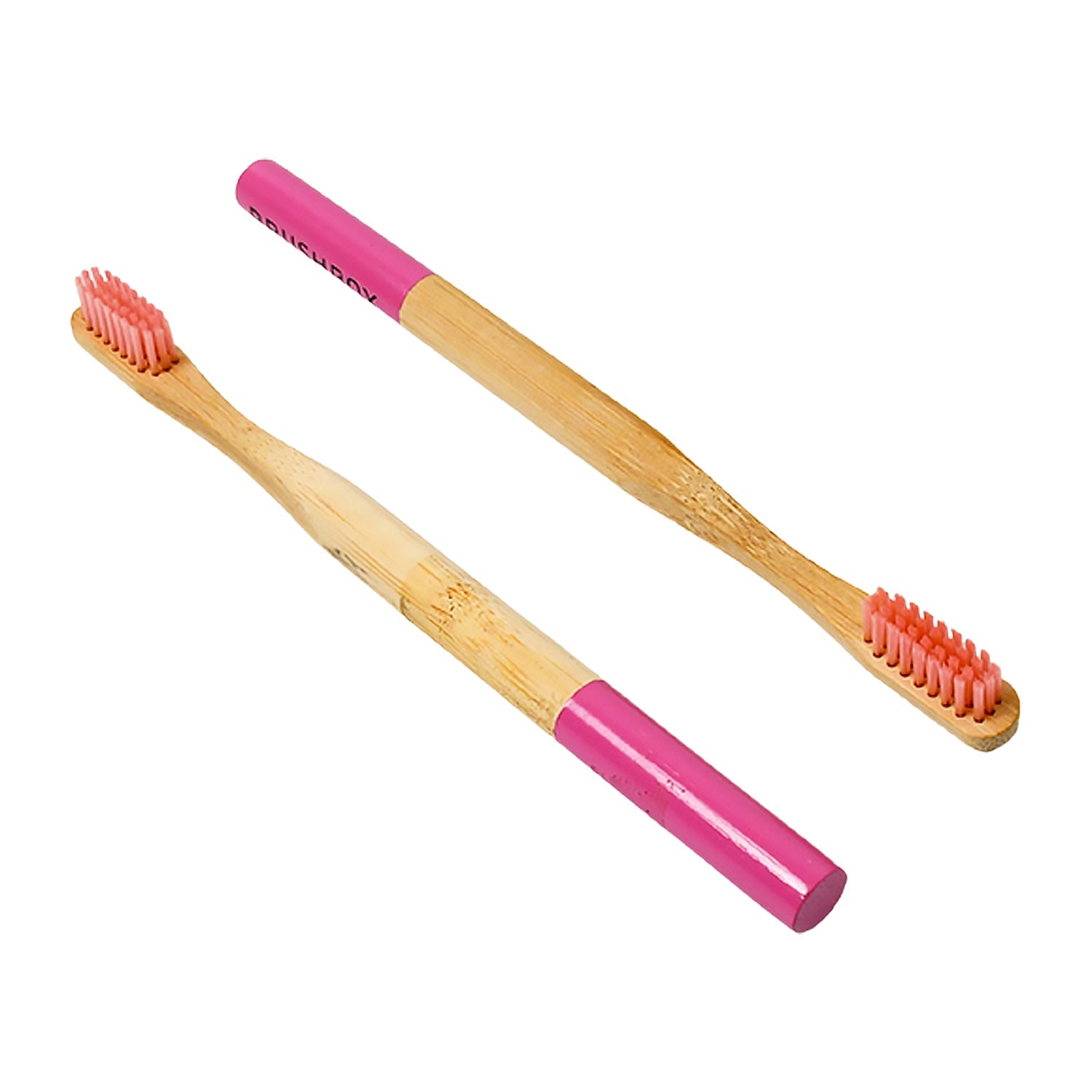 Bamboo Wooden Toothbrush Soft Bristles Toothbrush Wooden Child Bamboo Toothbrush Biodegradable Manual Toothbrush for Adult, Kids (2 Pc With Cover) - Discount Karo