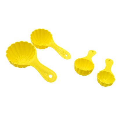 Plastic Kitchen Tool Mould / Ladoo Mould Spoon Ladoo Making Spoon Set for Kitchen Multipurpose, Plastic Ladoo Mold For Making Different Variety of Ladoo (4 Pcs Set) - Discount Karo