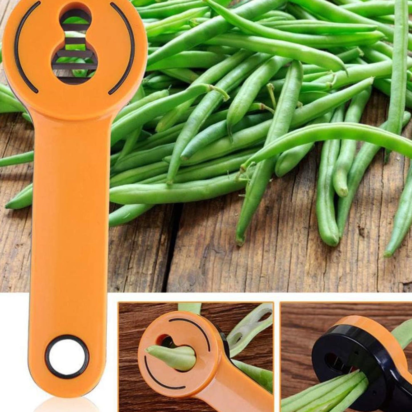 Bean Slicer Cutter Stringer Remover Peeler French Style Green Vegetable Runner  Slicer Kitchen Slicer Fruit Shredders Gadget Green Kitchen Cutter Slicer Slicer Grater Cutter Bean (1Pc) - Discount Karo