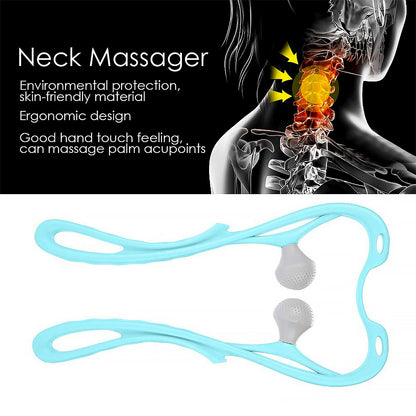 Neck Shoulder Massager, 33×18 cm Portable Relieving the Back for Men Relieving the Waist Women (1 Pc) - Discount Karo