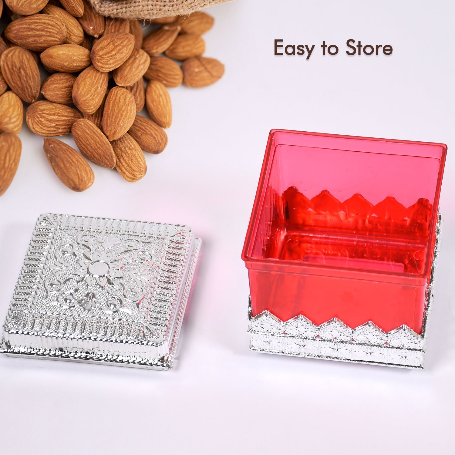 7129 RUBY DRYFRUIT STORAGE CONTAINER  ATTRDraft DESIGN BOX FOR HOME , GIFTING & KITCHEN USE 