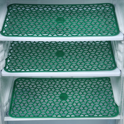 5237 Waterproof PVC Refrigerator Drawer Mats/ Multipurpose Mats/Fridge Mats Set of 6 Pcs 