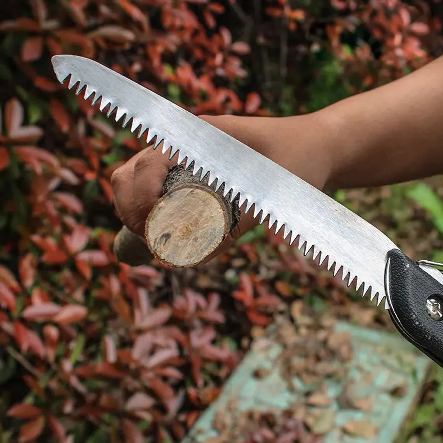 Folding Handsaw, Pruning Saws for Tree Trimming Camping, Gardening, Hunting. Cutting Wood, PVC, Bone - Discount Karo