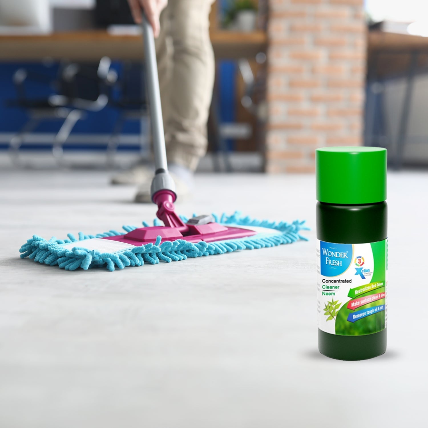 6288 Mop Floor Surface Cleaner Liquid - Disinfectant, Insect Repellent 