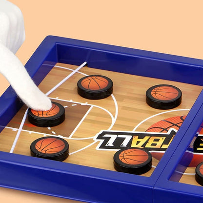 Fast Sling Basketball Puck Game Paced Table Desktop Battle Ice Hockey Game for Adults and Kids Parent-Child Winner Board Games InterDraftToy, Desktop Table Game - Discount Karo