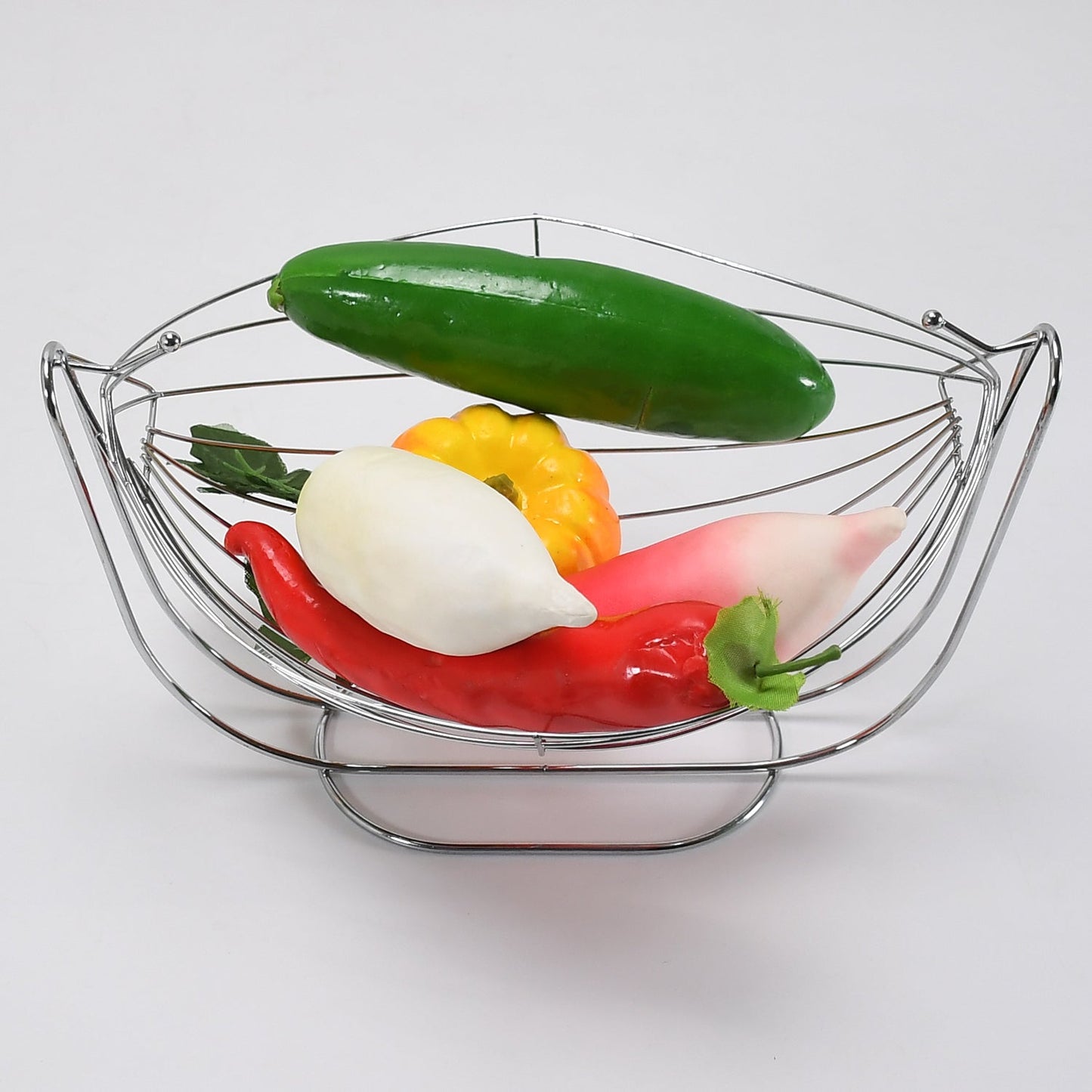 5262 Swing Fruit Basket Storage Bowl Plate Vegetables Display Stand Rack Decor 