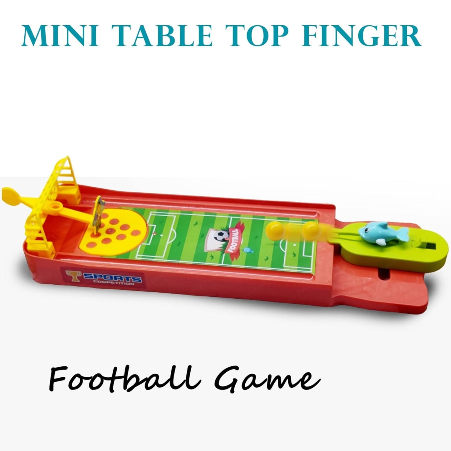 Mini Table Top Finger Football Game for Kids-Desktop Game for Kids & Adults, Fun Indoor Finger Bowling Game for Boys & Girls, Family Board Game - Discount Karo