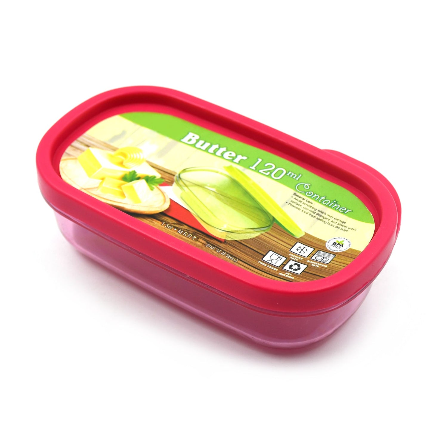 Butter Container, PP Butter Storage Box Easy to Take Portable Large Capacity for Kitchen for Home for Cheese for Butter (120 ML) - Discount Karo