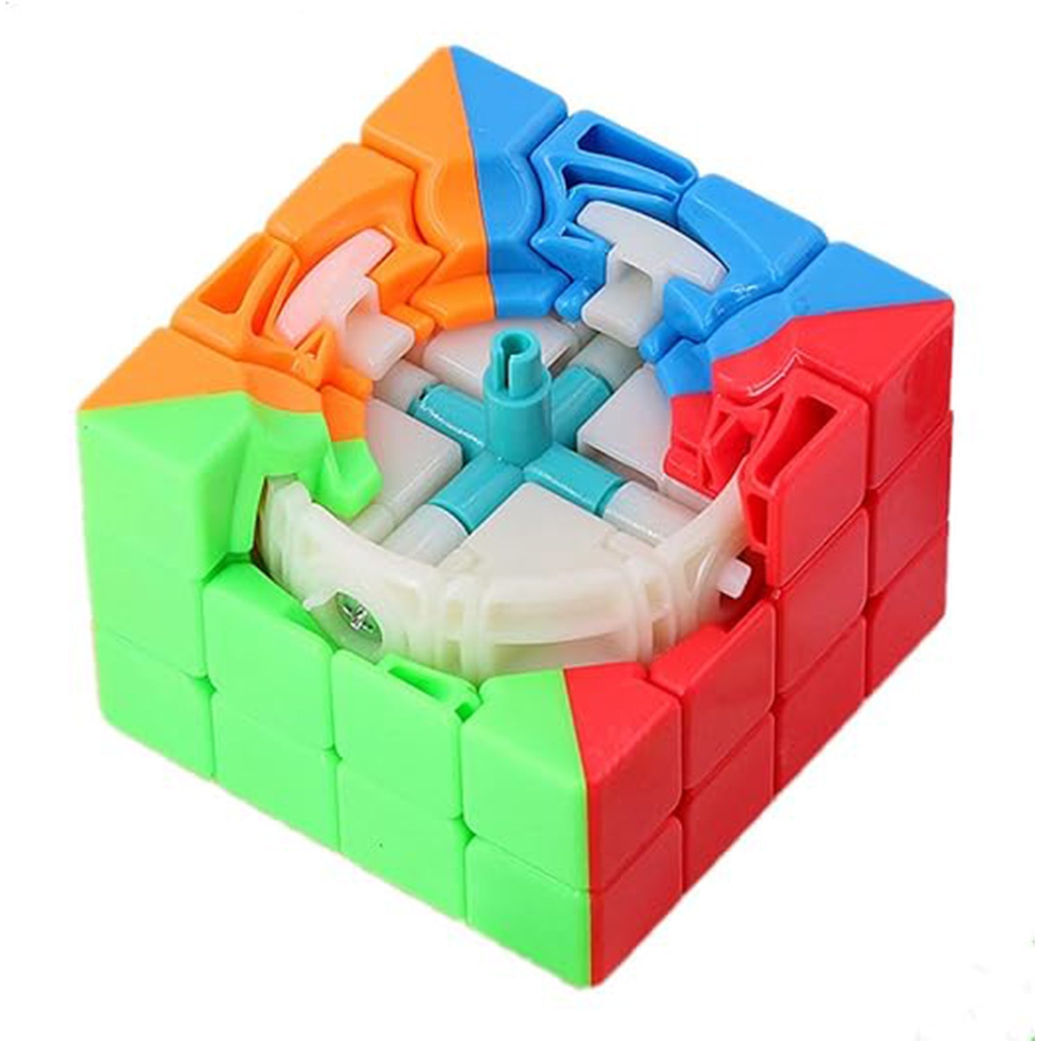 Small Puzzles Cubes 4×4×4 High Speed Sticker Less Magic Cube Game, Kids and Professionals Magic Cube Puzzle Toy, Pack of 1, 8+ Years - Discount Karo