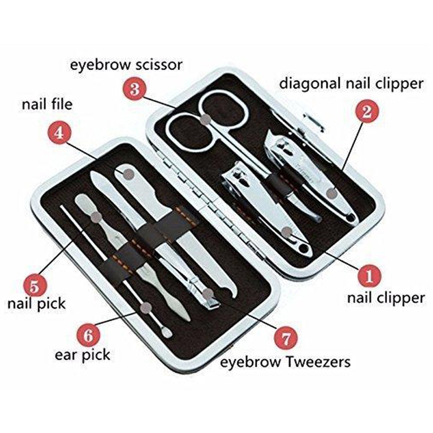 Pedicure & Manicure Tools Kit For Women (7in1) - Discount Karo