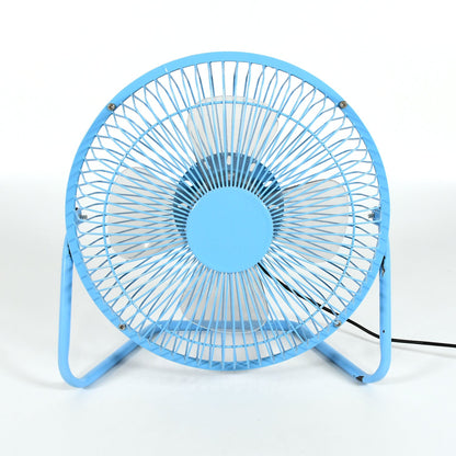 Big USB Table Desk Personal Metal Electronic Fan, Compatible with Computers, Laptops, Student Dormitory, Suitable For Office, School Use (1 Pc)