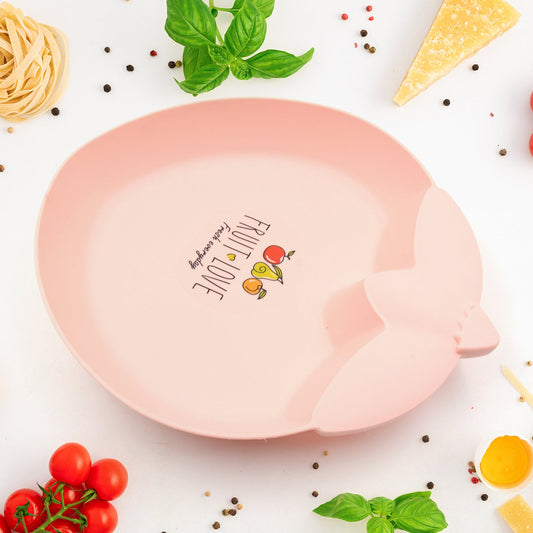 Strawberry Shape Plate Dish Snacks / Nuts / Desserts Plates for Kids, BPA Free, Children’s Food Plate, Kids Bowl, Serving Platters Food Tray Decorative Serving Trays for Candy Fruits Dessert Fruit Plate, Baby Cartoon Pie Bowl Plate, Tableware (1 Pc) - Discount Karo