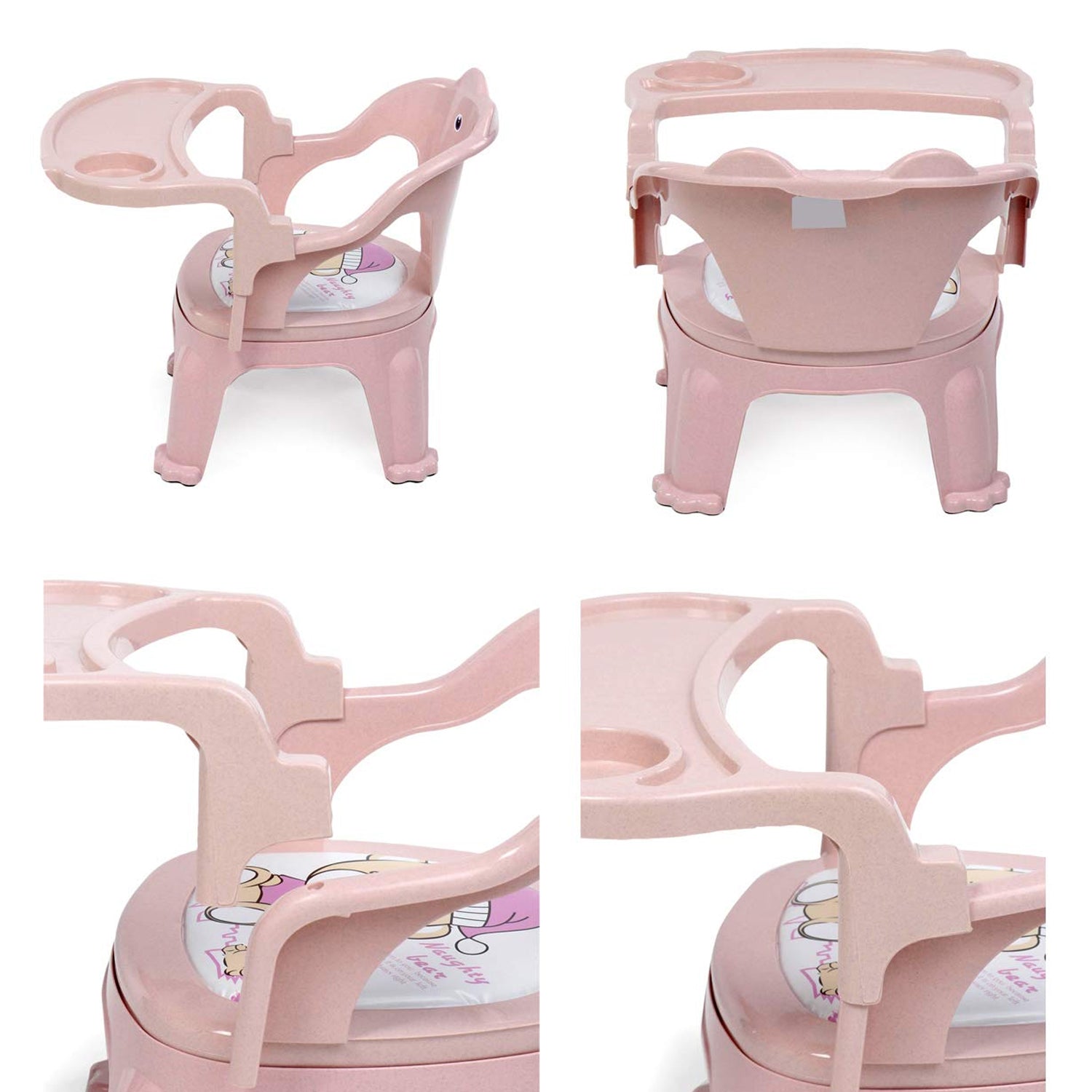 Baby Chair, with Tray Strong and Durable Plastic Chair for Kids/Plastic School Study Chair/Feeding Chair for Kids, Portable High Chair for Kids - Discount Karo