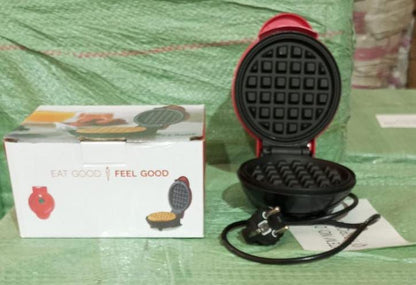 Mini Waffle Maker Machine Waffle Iron Home Appliances Kitchen Gift Easy To Clean, On-Stick Surfaces, Perfect Breakfast, Dessert, Sandwich, Pan Cakes, Paninis / Other Snacks Machine - Discount Karo