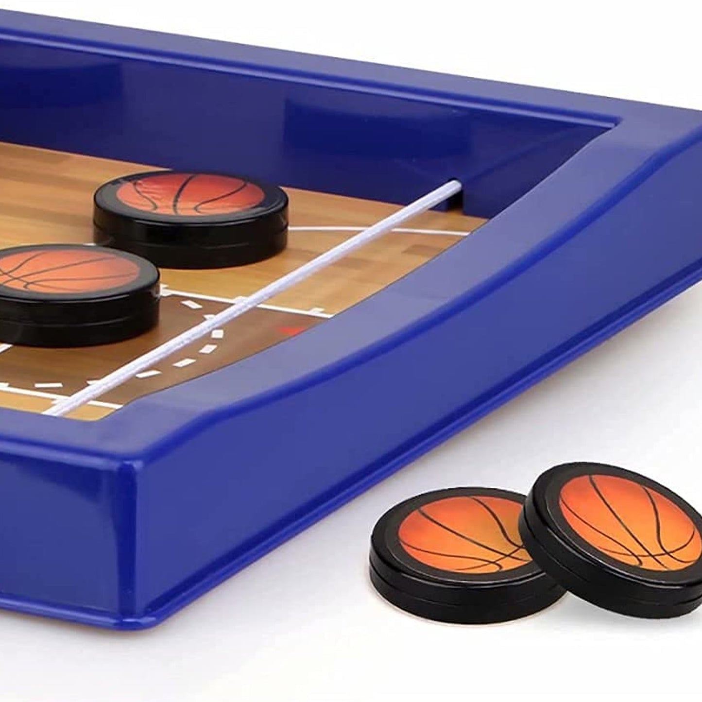 Fast Sling Basketball Puck Game Paced Table Desktop Battle Ice Hockey Game for Adults and Kids Parent-Child Winner Board Games InterDraftToy, Desktop Table Game - Discount Karo