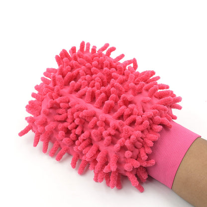 double sided microfiber hand glove duster (Mix Color)