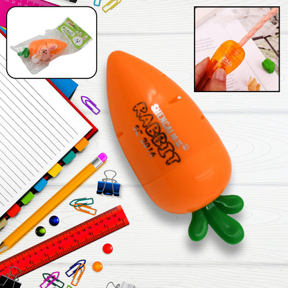 Student Pencil Sharpener Cartoon Simple Carrot Pencil Sharpener Suitable for Students, Children, School, Stationery (1 Pc) - Discount Karo