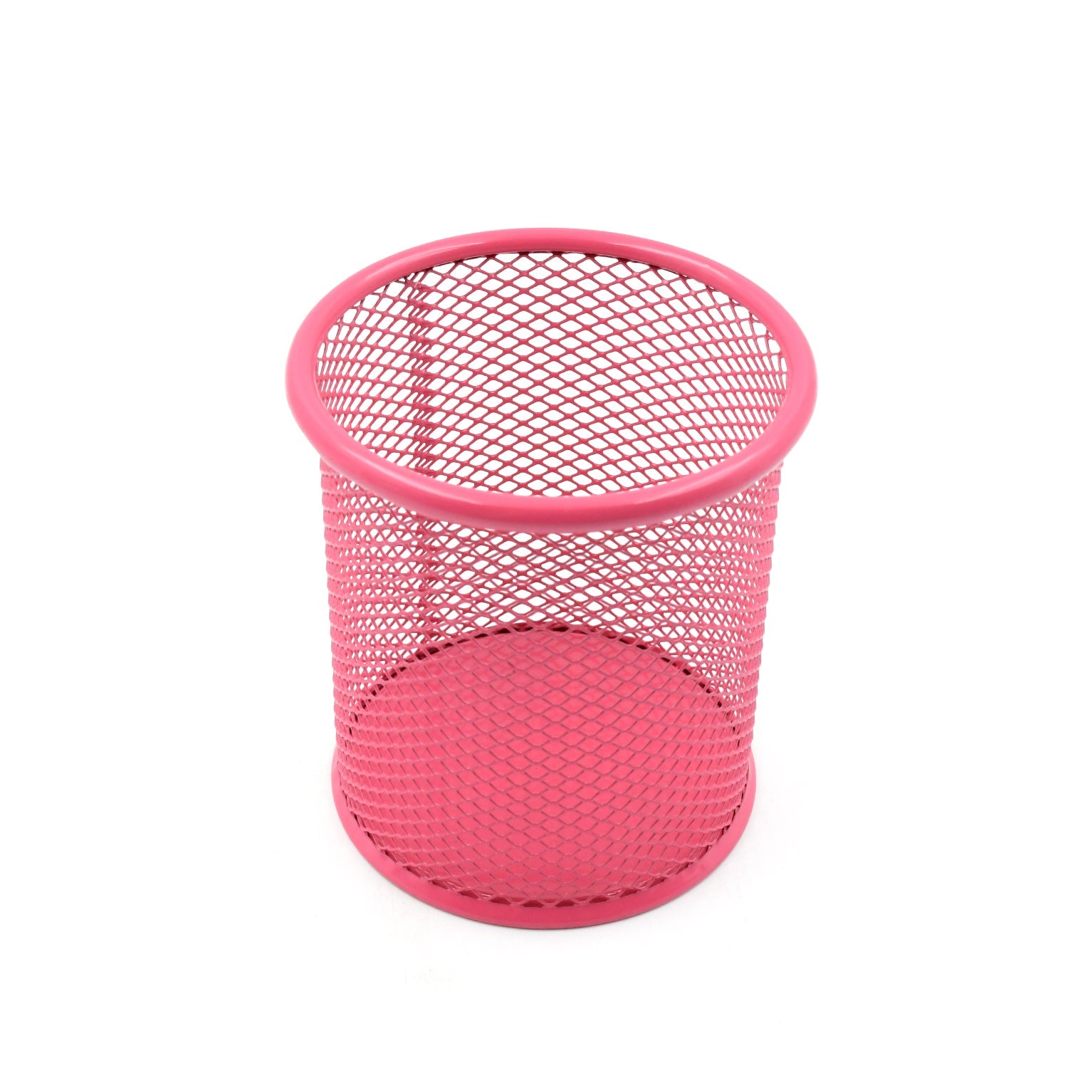 Metal Mesh Pen Holder for Desk (1 Pc): Pen Stand, Pencil Organizer, Stationery Storage - Discount Karo