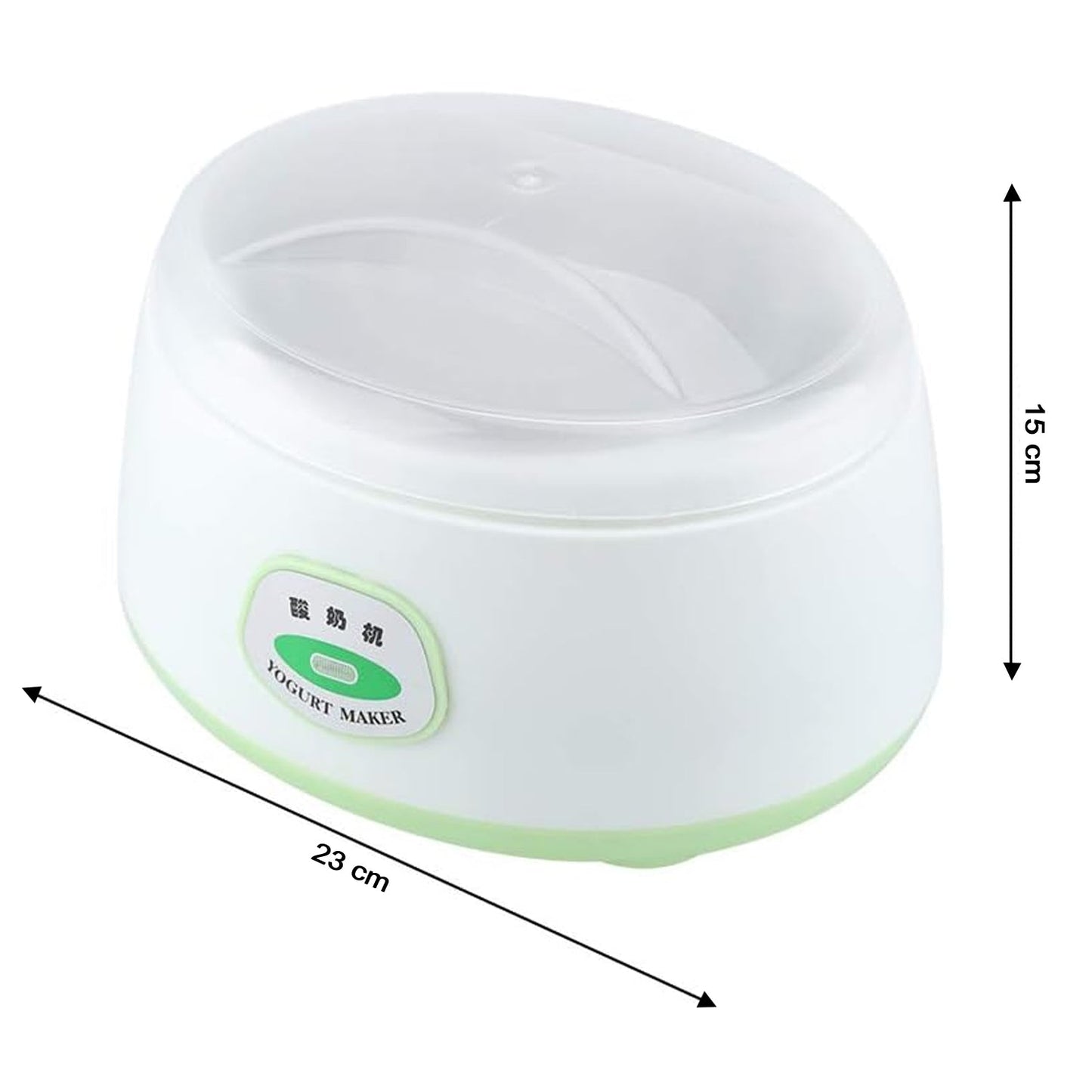 ELECTRONIC YOGURT MAKER, AUTOMATIC YOGURT MAKER MACHINE 1L YOGHURT PLASTIC CONTAINER FOR HOME USE - Discount Karo