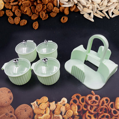 Multipurpose Plastic Storage Container Set: Kitchen Jars, Spices, Cookies - Discount Karo