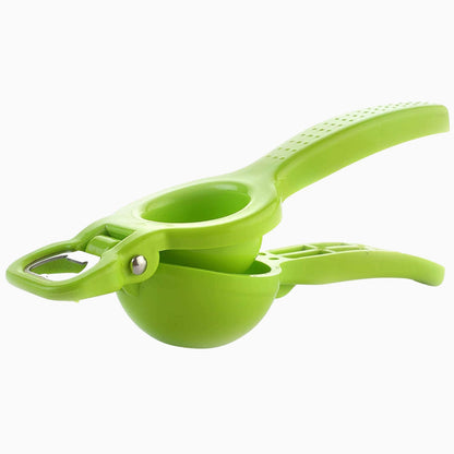 Kitchen 2 in 1 Unbreakable Lemon Squeezer and Bottle Opener (1 Pc) - Discount Karo