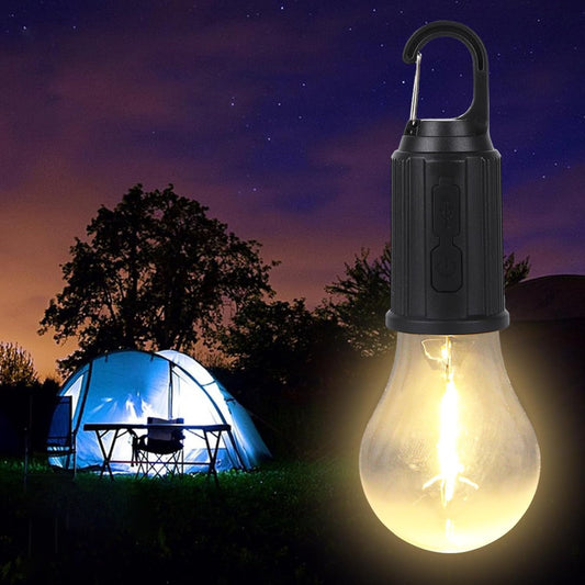 Rechargeable Camping Lights for Tents LED Camping Tent Lantern 3 Lighting Modes Tent Lamp Portable Emergency Camping Lights with Clip Hook for Camping Hiking Fishing, Backpacking (1 Pc) - Discount Karo