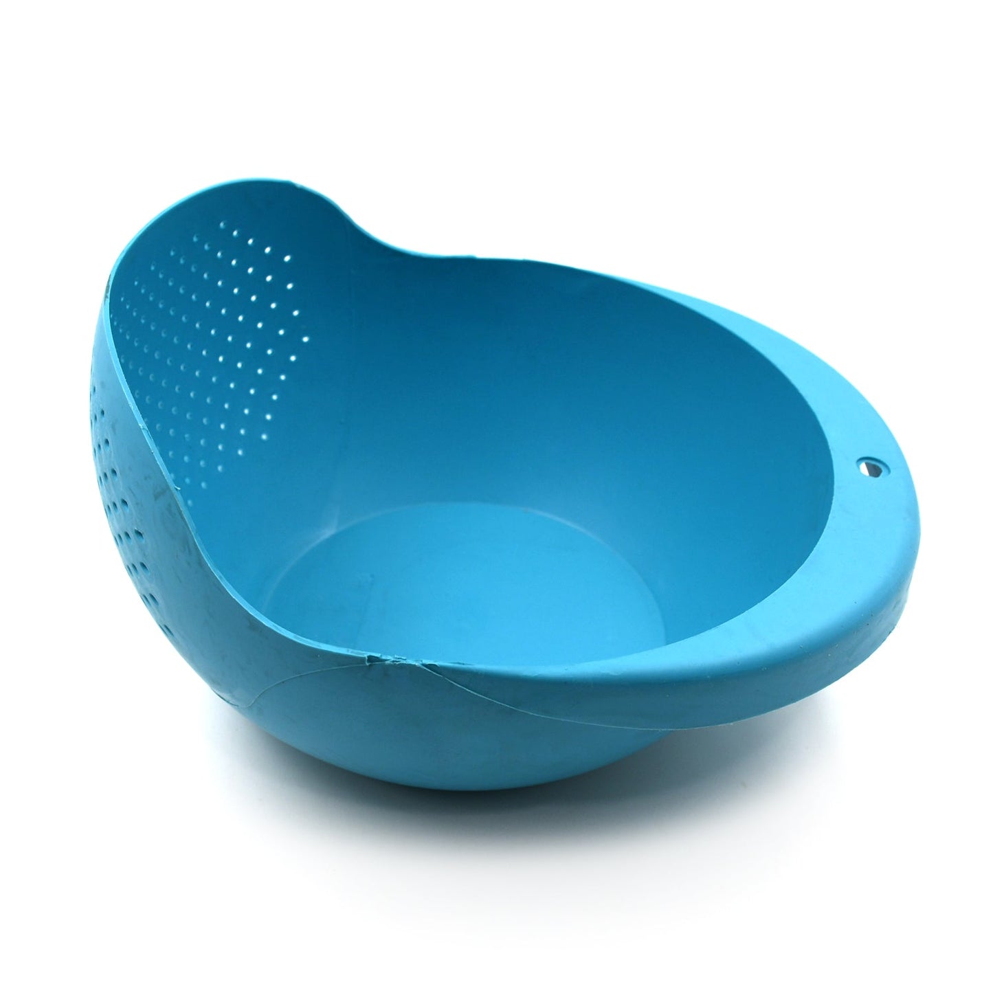 Plastic Rice Bowl / Food Strainer Thick Drain Basket for Rice, Vegetable & Fruit, Strainer Colander, Fruit Basket, Pasta Strainer, Washing Bowl (1 pc ) - Discount Karo