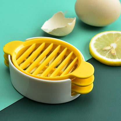 Egg Slicer, 3 in 1 Boiled Egg Slicer, Egg Slicer, Preserved Egg Slicer, Home Restaurant Kitchen Tool (1 Pc) - Discount Karo