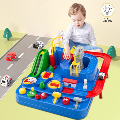 Car Adventure Toys, City Rescue Preschool Toy, Race Tracks for Boys, Parent-Child InterDraft Kids Race Car Track Play sets (Adventure Toy) - Discount Karo