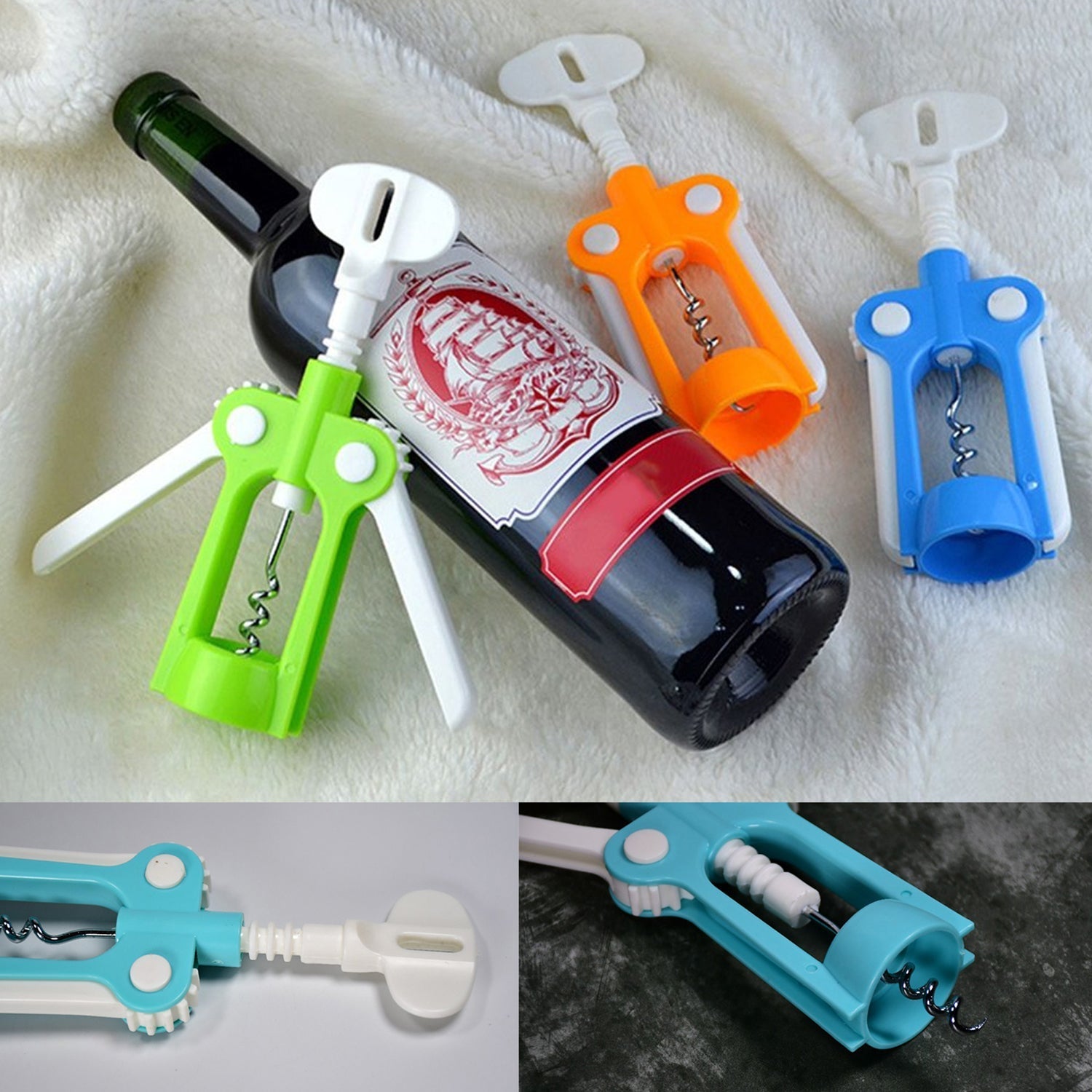 Waiter Wine Corkscrew Bottle Beer Cap Opener for Restaurants Bar Home - Discount Karo