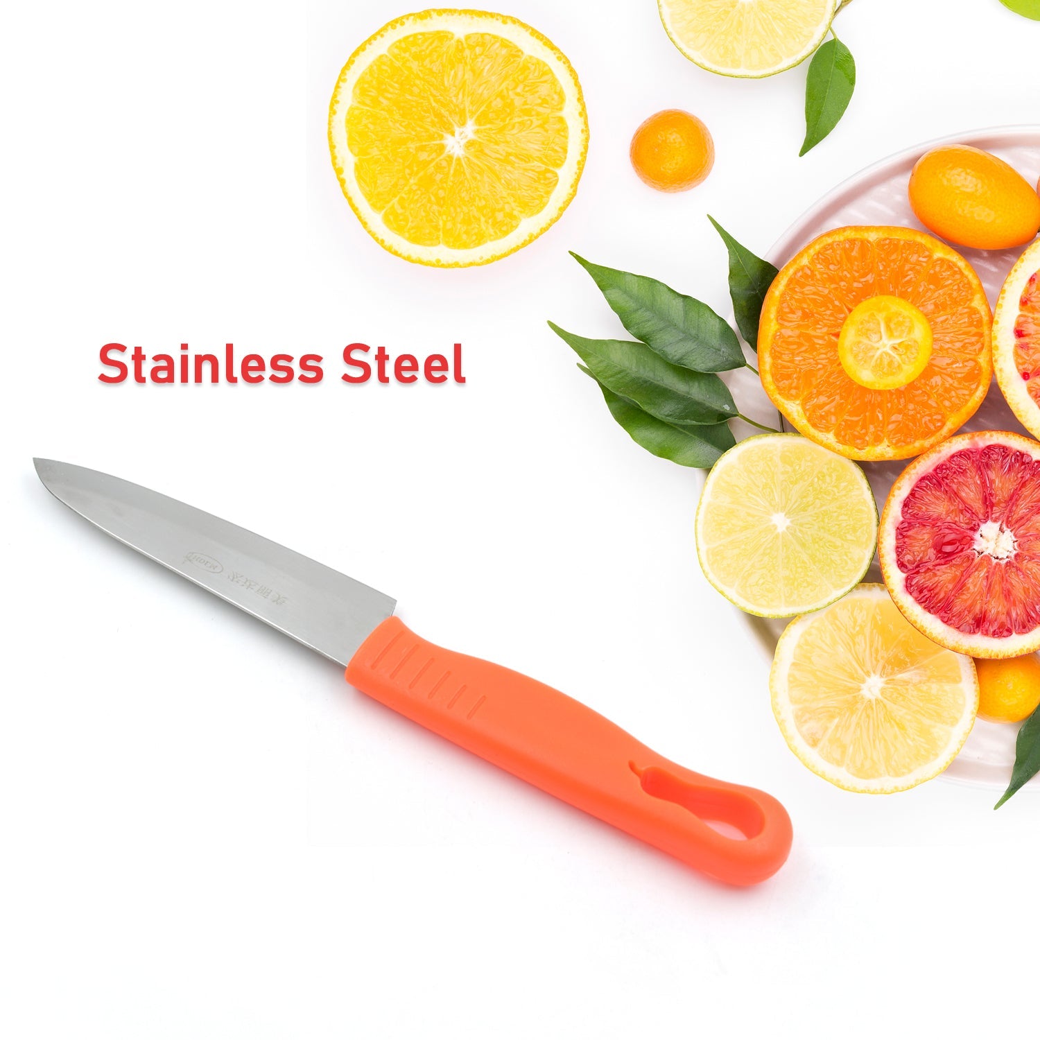 Stainless Steel Knife For Kitchen Use, Knife Set, Knife & Non-Slip Handle With Blade Cover Knife, Fruit, Vegetable,Knife Set (1 Pc) - Discount Karo