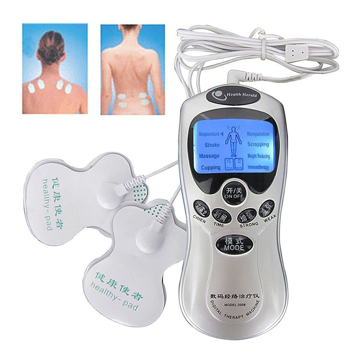 Multifunction Pain Relief Massager (Electric, Pulse Therapy) - Neck, Back, Body Without Adaptor - Discount Karo