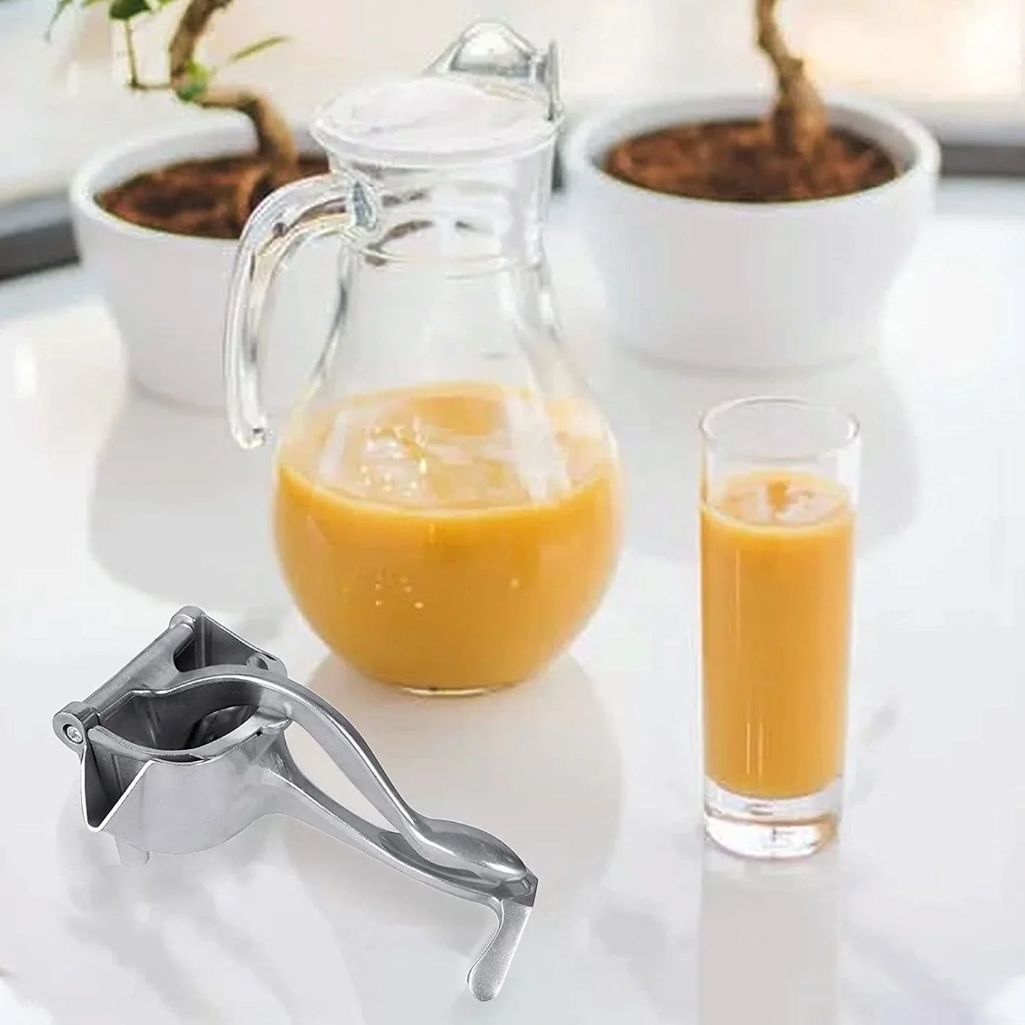 MANUAL ALUMINIUM METAL FRUIT PRESS JUICER - Discount Karo