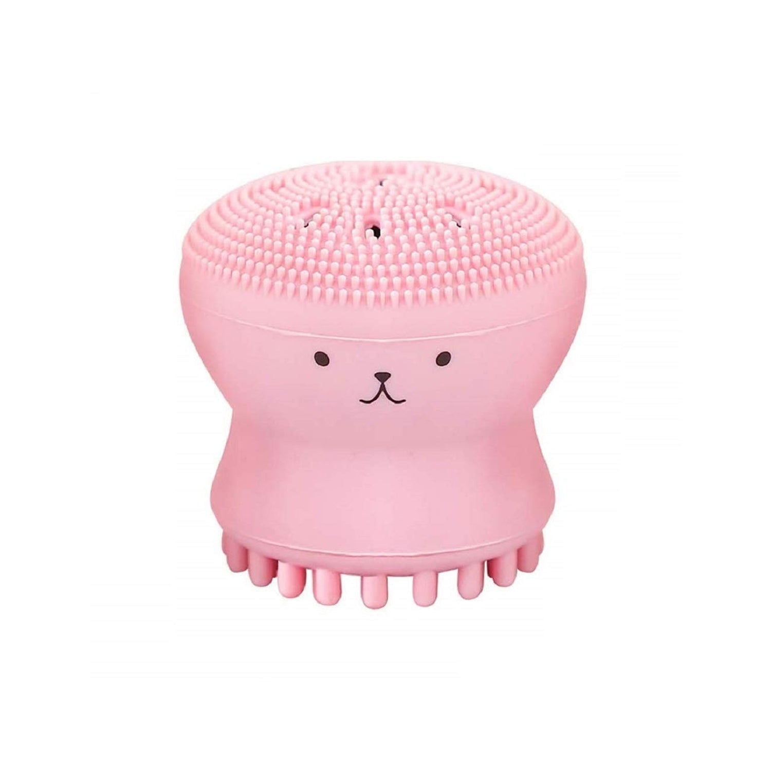 Facial Cleansing Brushes, Cute Octopus Shape Silicone Face Scrubber Massager Skincare Tool (1PC) - Discount Karo