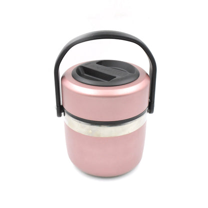 Leak-Proof Thermos Flask: Keeps Food Hot & Fresh (Stainless Steel, Multi-Color) - Discount Karo