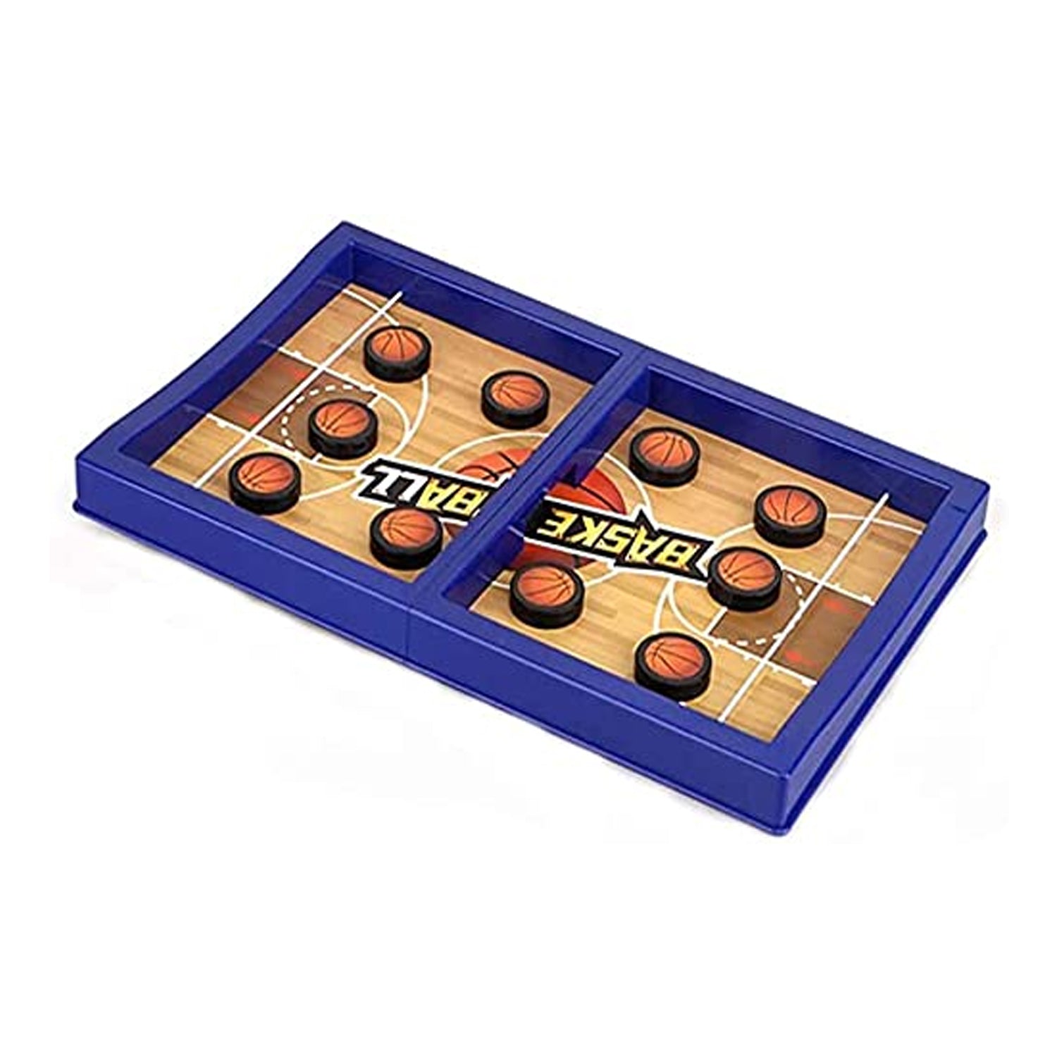 Fast Sling Basketball Puck Game Paced Table Desktop Battle Ice Hockey Game for Adults and Kids Parent-Child Winner Board Games InterDraftToy, Desktop Table Game - Discount Karo