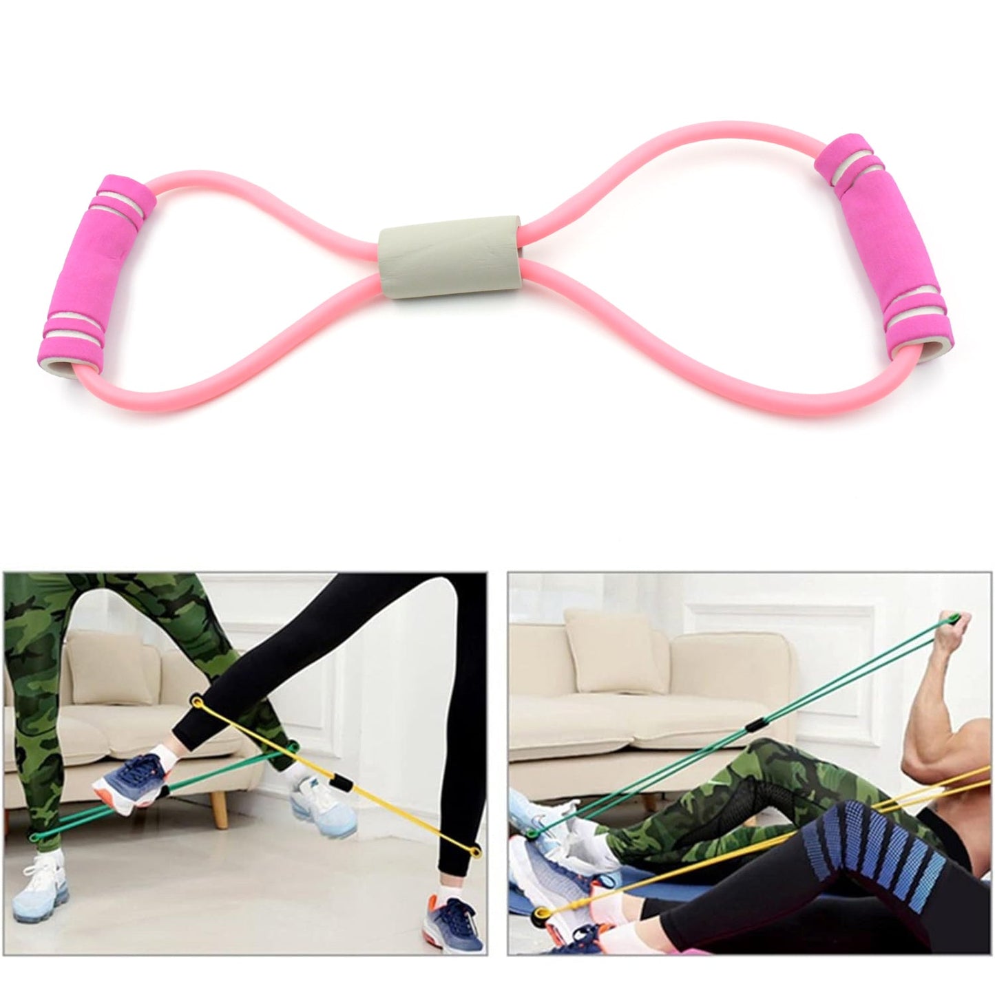 Sport Resistance Loop Band Yoga Bands Rubber Exercise Fitness Training Gym Strength Resistance Band, Exercise Equipment, Bands for Working Out (1 Pc) - Discount Karo