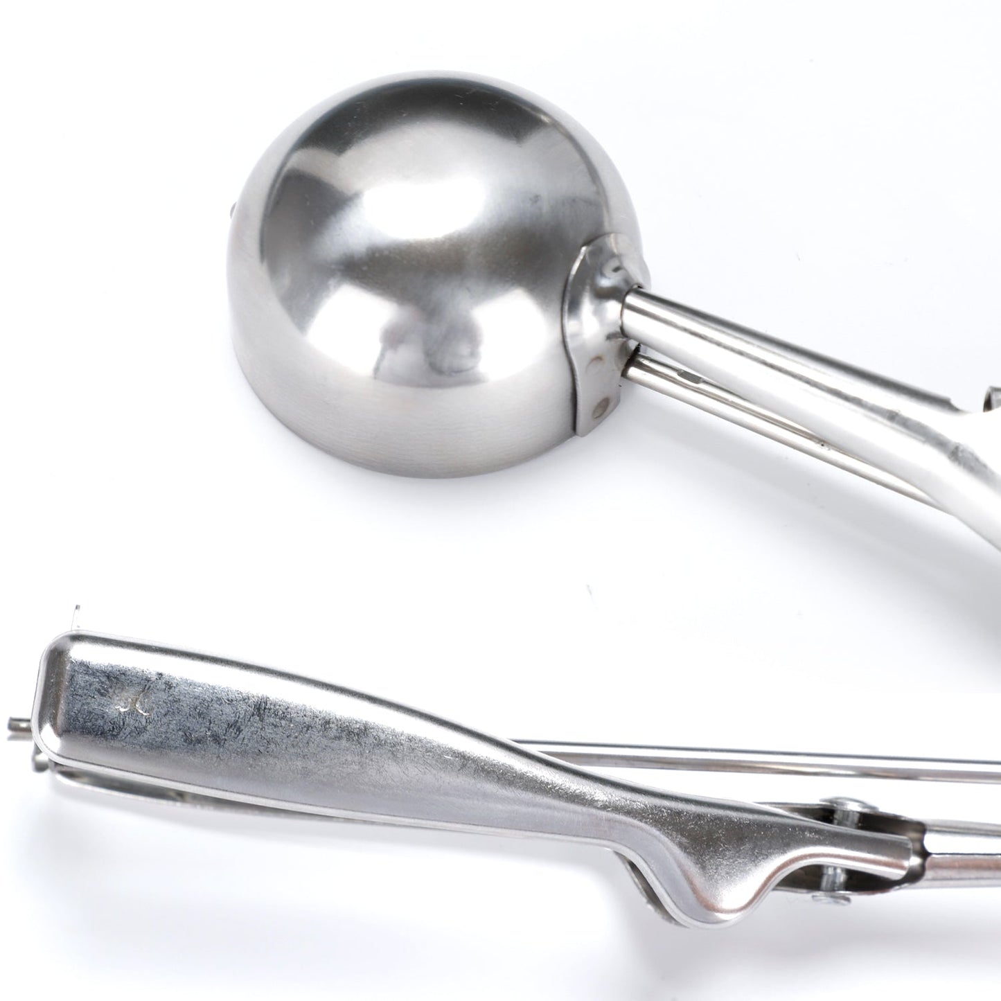 2523B Ice Cream Serving Scoop | Stainless Steel Premium Quality Ice Cream Serving Spoon Scooper with Trigger Release 