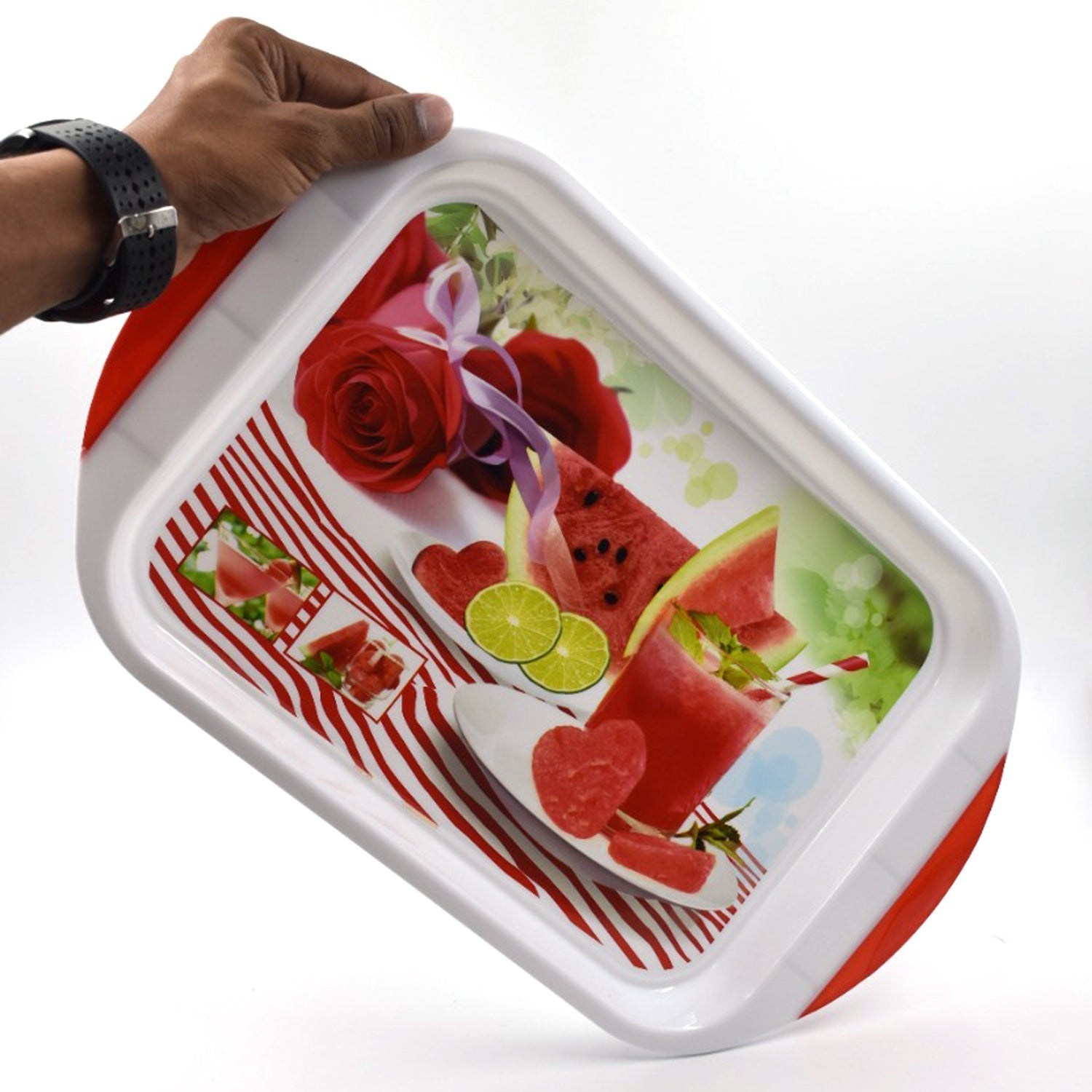 3775 Big Plastic Tray for Kitchen and General Purpose 