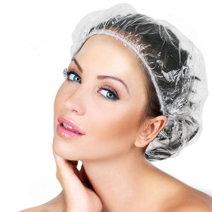 Disposable Shower Caps (300 Pc): Thick, Waterproof, Individually Wrapped - Hotel, Spa, Travel - Discount Karo