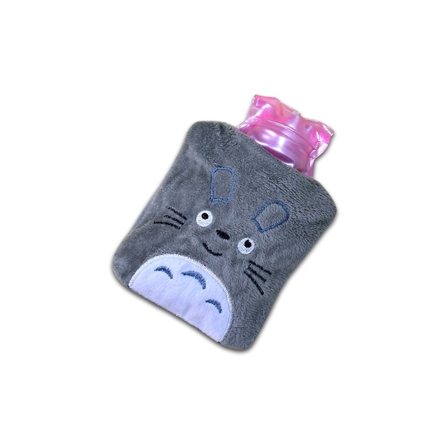 Totoro Cartoon Small Hot Water Bag with Cover for Pain Relief - Discount Karo