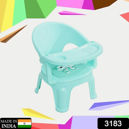 Baby Chair, with Tray Strong and Durable Plastic Chair for Kids/Plastic School Study Chair/Feeding Chair for Kids, Portable High Chair for Kids - Discount Karo