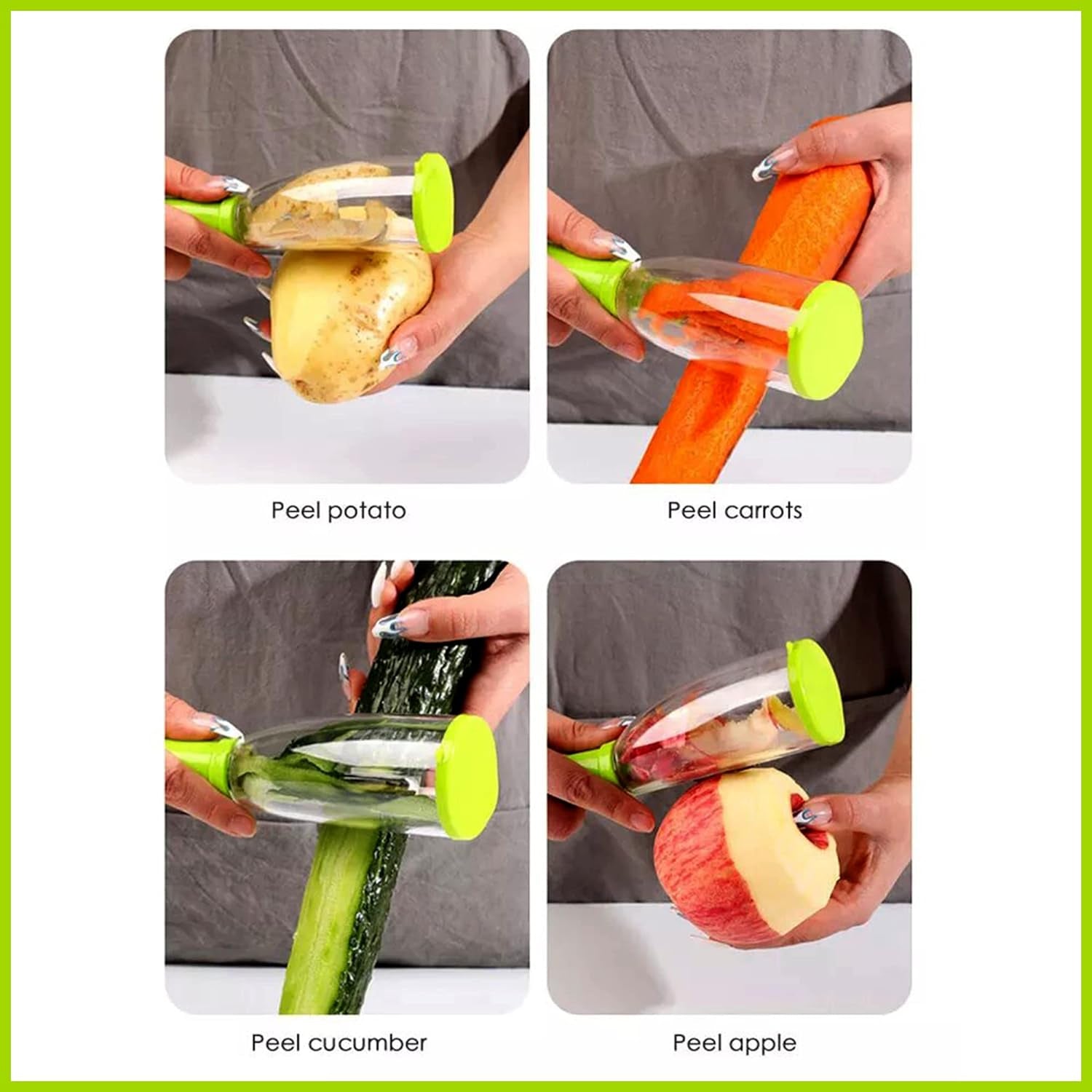 Smart Multifunctional Vegetable / Fruit Peeler for Kitchen - Discount Karo