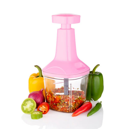 2749 Push N Chop 1100 ML used for chopping and cutting of types of vegetables and fruits easily without any difficulty and it can be used in all kinds of household and official kitchen places etc. 