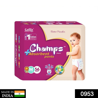 Premium Champs High Absorbent Pant Style Diaper Small, Medium and Large Size Diaper - Discount Karo