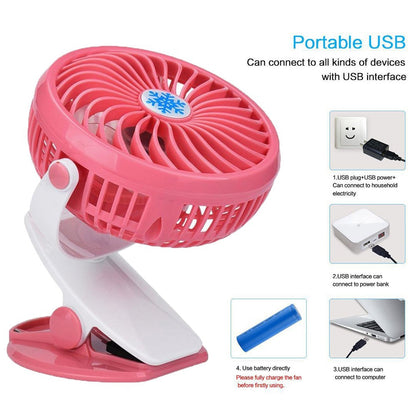 4824 Mini USB Clip Fan widely used in summers for cool down rooms and body purposes. 