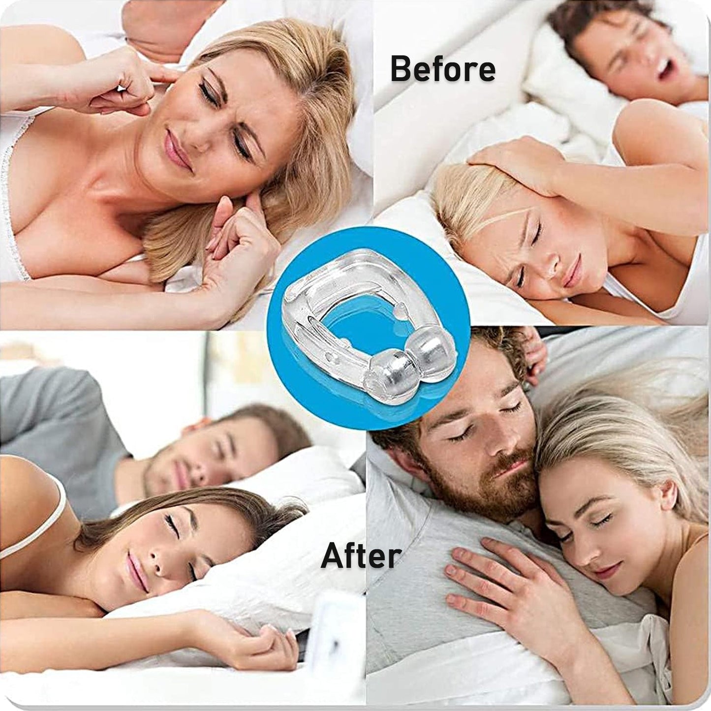 Anti Snore device for men and woman Silicone Magnetic Nose Clip For heavy Snoring sleeper, Snore Stopper, Anti Snoring Device (1 Pc) - Discount Karo