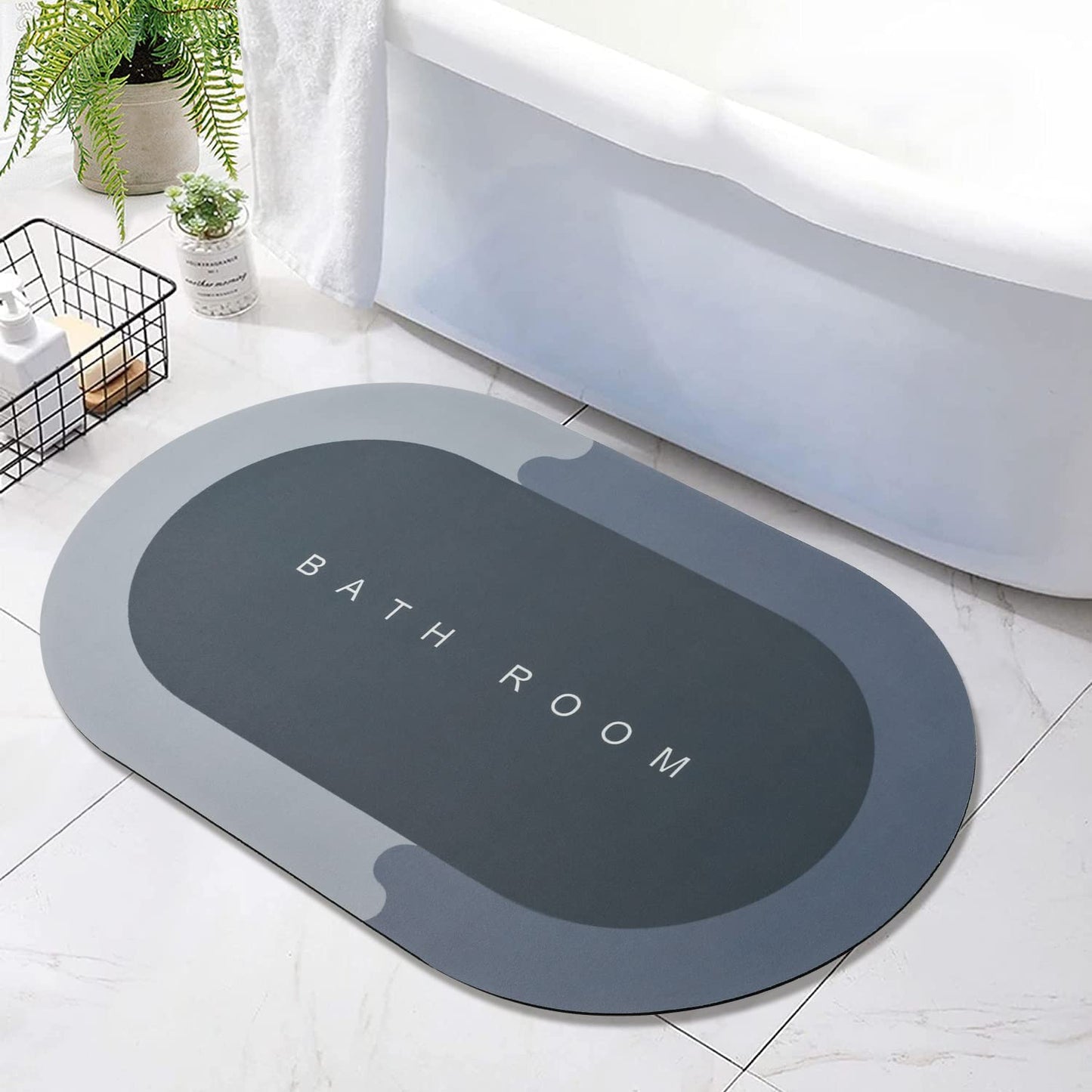 SUPER ABSORBENT FLOOR MAT, BATH MAT, SOFT CARPET, SLIP-RESISTANT BATHING ROOM RUG FLOOR DOOR MAT, INSTANT DRYING MAT, BATHROOM RUG, ABSORBENT BATH MAT